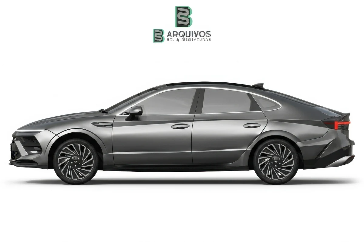 Modelo 3D STL - Hyundai Sonata 2024 — foto 6